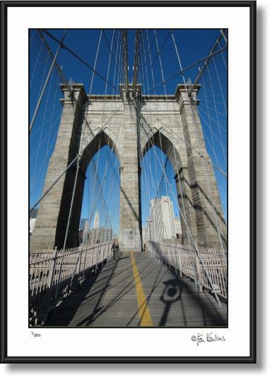Click on this image to see an enlarged view of The Brooklyn Bridge By:  Jesse La Plante.