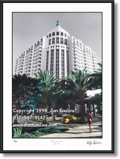 Click on this image to see an enlarged view of Loews Hotel MIAMI BEACH photo picture print.